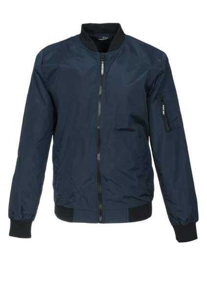 Erkek Kumaş Mont Yazlık Model Lacivert Renk - 10