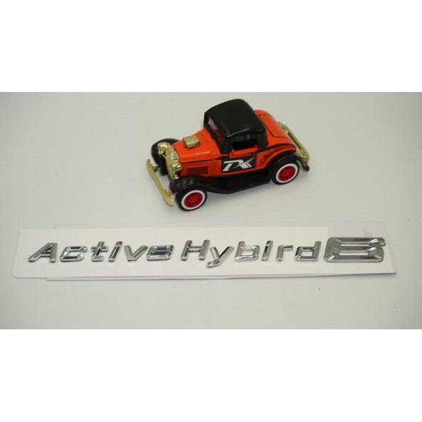 Bmw Active Hybrid6 Bagaj Krom Metal 3M 3D Yazı Logo - 2