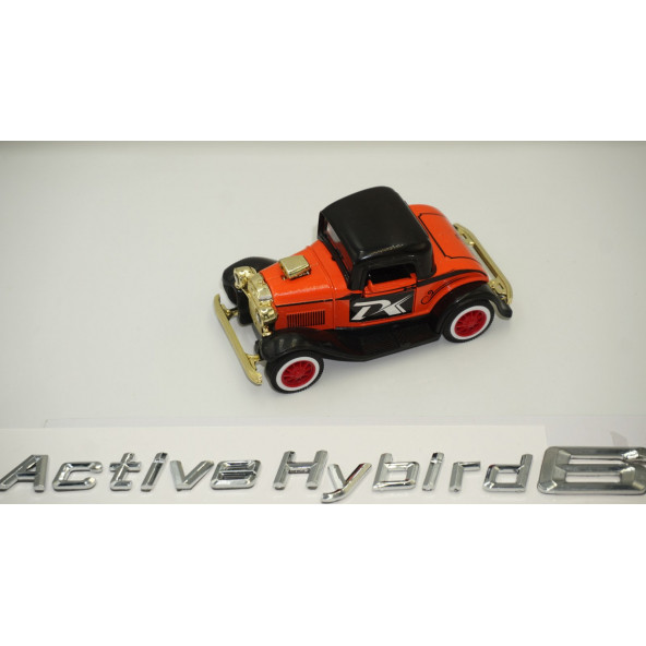 Bmw Active Hybrid6 Bagaj Krom Metal 3M 3D Yazı Logo - 3