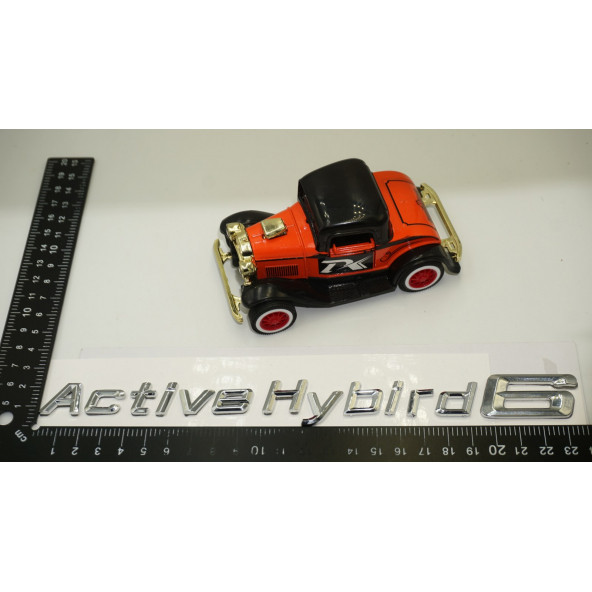 Bmw Active Hybrid6 Bagaj Krom Metal 3M 3D Yazı Logo - 6