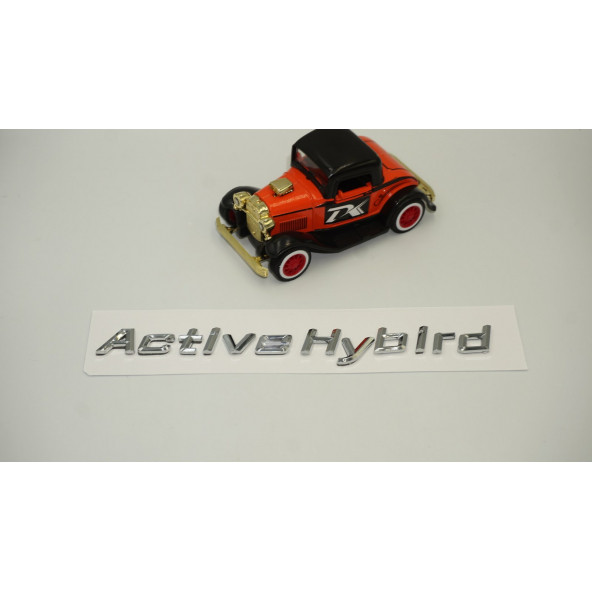 Bmw Active Hybrid Bagaj Krom Metal 3M 3D Yazı Logo - Resim 2