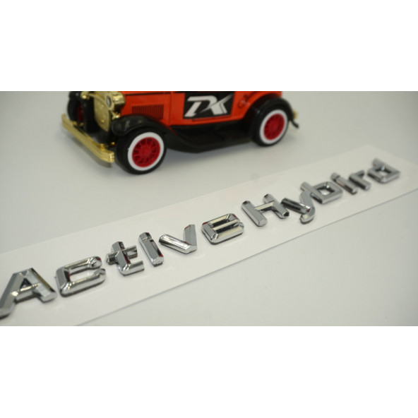 Bmw Active Hybrid Bagaj Krom Metal 3M 3D Yazı Logo - Resim 4
