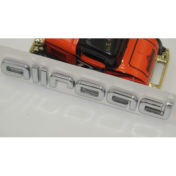 Audi A4 A6 Allroad Vagon Bagaj Krom ABS 3M 3D Yazı Logo Orjinal Ürün - 5