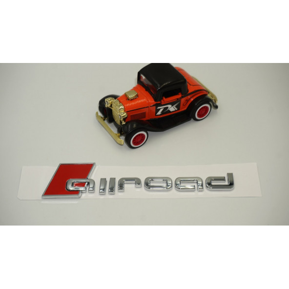 Audi A4 A6 S Allroad Vagon Bagaj Krom ABS 3M 3D Yazı Logo Orjinal Ürün - 2