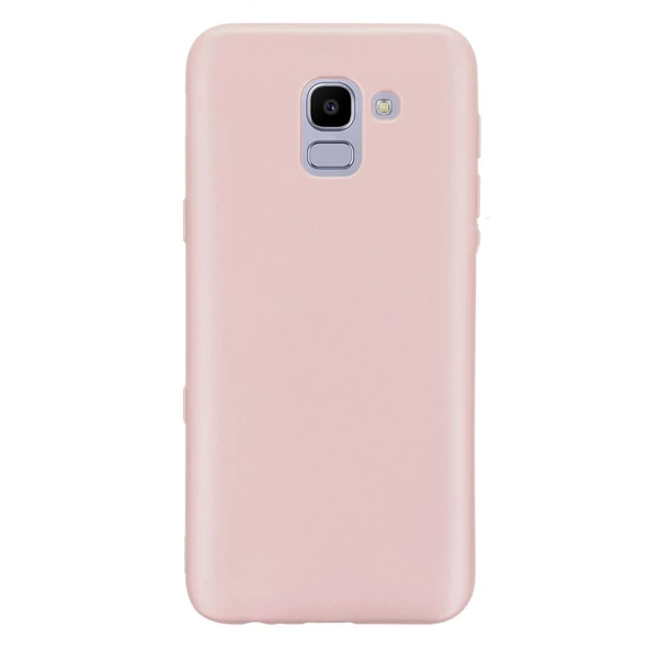 Gpack Samsung Galaxy J6 Kılıf Premier Esnek SilikonNano Glass Bronz