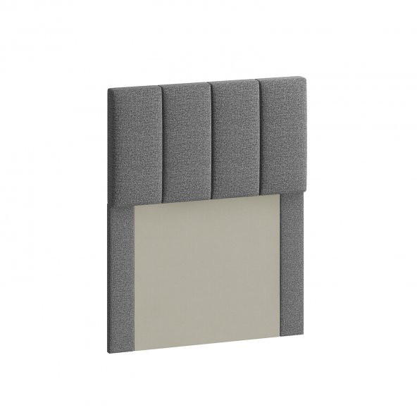 Mobpazar Capella Baza Başlığı 100x100 cm Antrasit Tek Kişilik