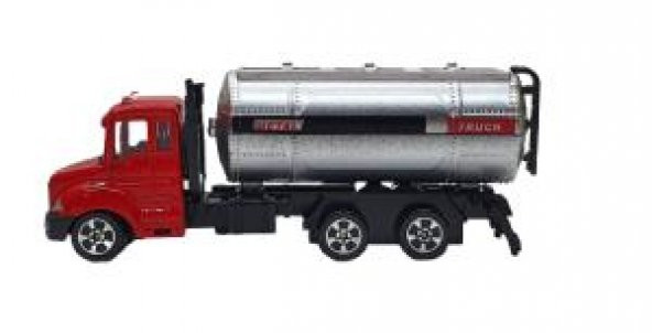 Metal İş Makinası 13 Cm -  İtfaiye Su Tankeri - CF16-F1-Tanker - 2