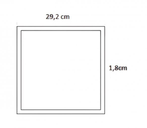 CT-5280B 25W(30X30)LED PANEL ARMATÜR (BEYAZ) CATA - 2