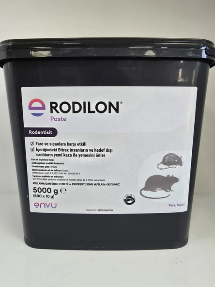Bayer-Envu Rodilon Pasta Fare Zehiri | 5 KG