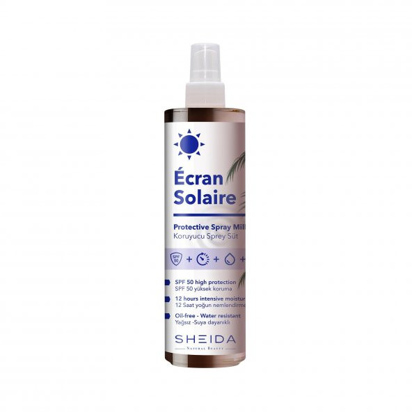 Sheida Ecran Solaire Koruyucu Sprey Süt Spf 50+ 200ml