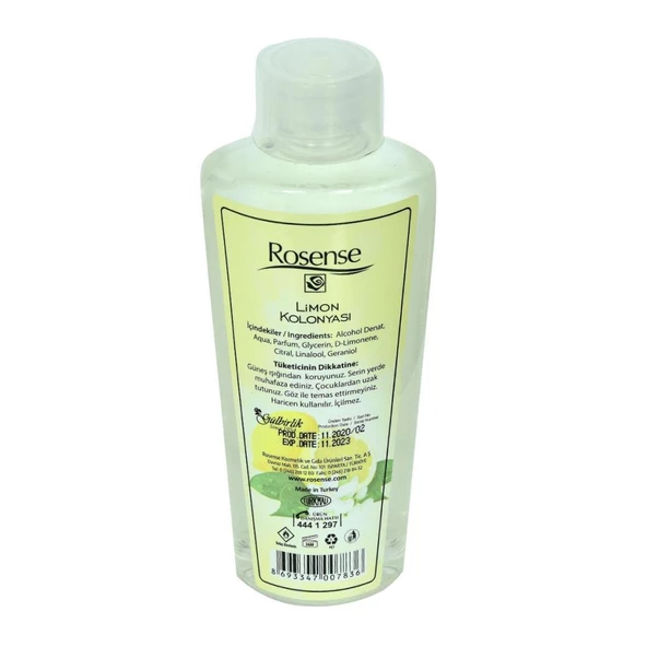 Rosense Limon Kolonyası 80 Derece Pet Şişe 250 ML - 2