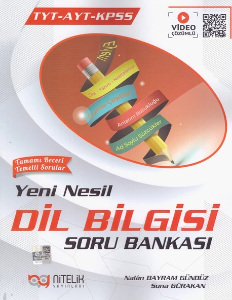 NİTELİK TYT&AYT KPSS YENİ NESİL DİL BİLGİSİ SORU BANKASI
