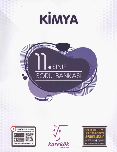 KAREKÖK 11.SINIF KİMYA SORU BANKASI