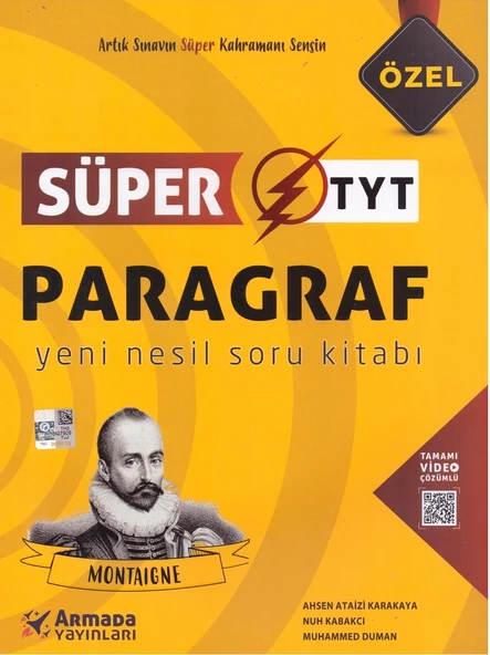 ARMADA TYT SÜPER PARAGRAF YENİ NESİL SORU KİTABI