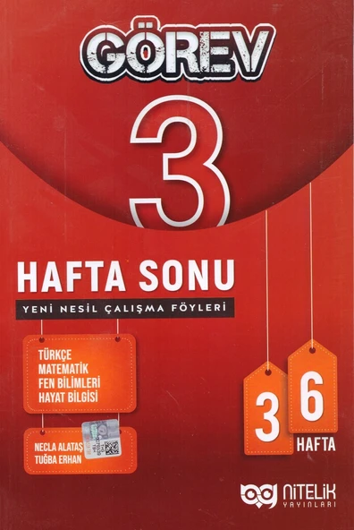 NİTELİK 3.SINIF GÖREV HAFTA SONU YENİ NESİL ÇALIŞMA FÖYLERİ