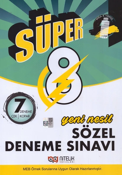 NİTELİK 8.SINIF YENİ NESİL SÜPER SÖZEL 7 DENEME