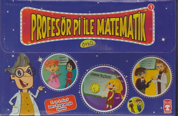 TİMAŞ PROFESÖR Pİ İLE MATEMATİK-1 ( 5 Kitap ) ürün görseli