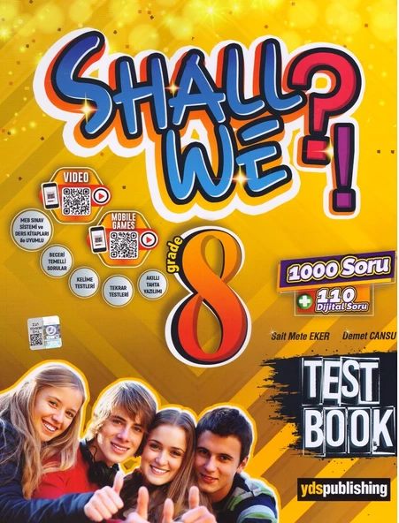 YDS PUBLISHING 8.SINIF SHALL WE TEST BOOK