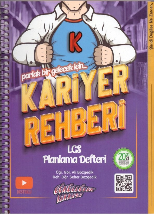 GÖNÜLLÜLER KARMASI 8.SINIF KARİYER REHBERİ PLANMA DEFTERİ