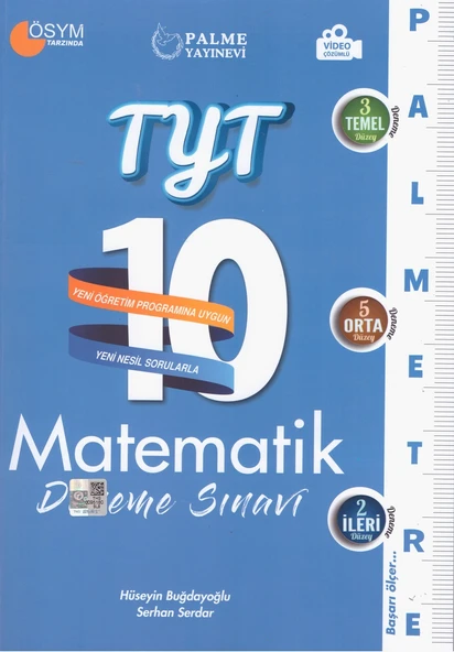 PALME TYT MATEMATİK 10 DENEME PALMETRE VİDEO ÇÖZÜMLÜ