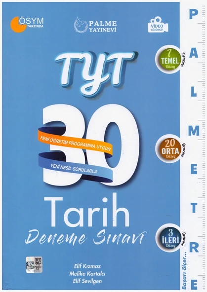 PALME TYT TARİH 30 DENEME PALMETRE VİDEO ÇÖZÜMLÜ