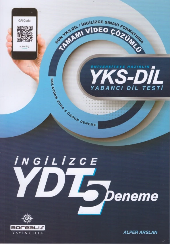 BOREALIS YKS-DİL İNGİLİZCE 5 DENEME VİDEO ÇÖZÜMLÜ
