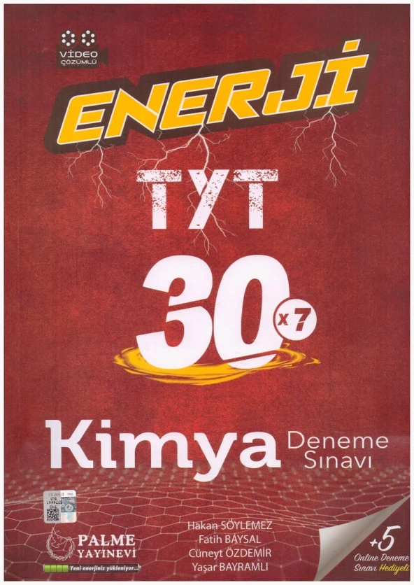 PALME TYT ENERJİ KİMYA 30 DENEME SINAVI