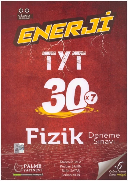 PALME TYT ENERJİ FİZİK 30 DENEME SINAVI ürün görseli