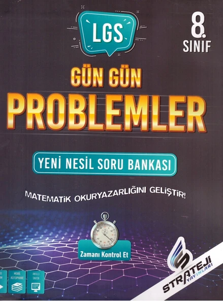 STRATEJİ 8.SINIF GÜN GÜN PROBLEMLER YENİ NESİL SORU BANKASI ürün görseli