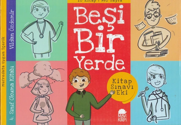MAVİ KİRPİ BEŞİ BİR YERDE -4.SINIF SETİ ( 10 KİTAP )