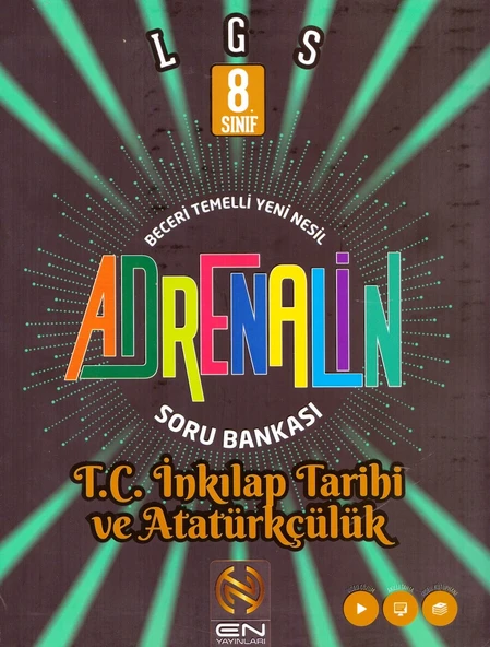 EN 8.SINIF ADRENALİN T. C. İNKILAP TARİHİ SORU BANKASI ürün görseli 1
