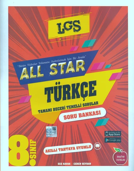 NEWTON 8.SINIF ALL STAR TÜRKÇE SORU BANKASI