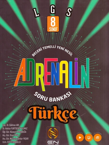 EN 8.SINIF ADRENALİN TÜRKÇE SORU BANKASI ürün görseli 1