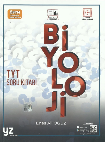 YZ TYT BİYOLOJİ SORU KİTABI