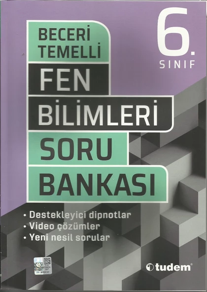 TUDEM 6.SINIF FEN BİLİMLERİ BECERİ TEMELLİ SORU BANKASI