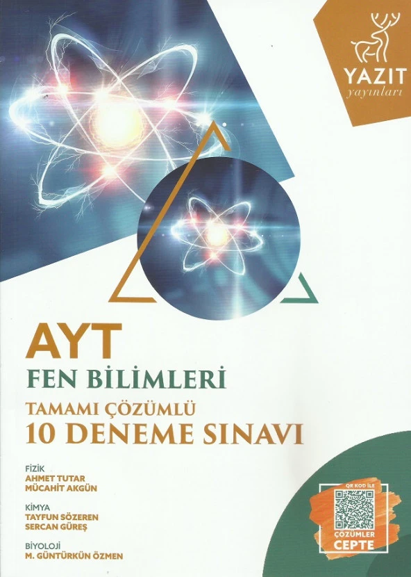 YAZIT AYT FEN BİLİMLERİ 10 DENEME SINAVI