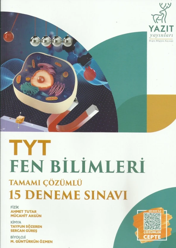 YAZIT TYT FEN BİLİMLERİ 15 DENEME SINAVI