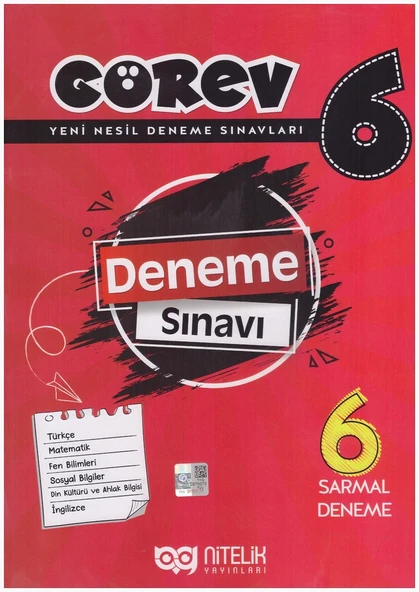 NİTELİK 6.SINIF GÖREV 6 SARMAL DENEME ürün görseli