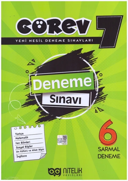NİTELİK 7.SINIF GÖREV 6 SARMAL DENEME