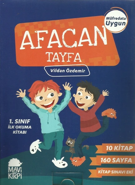 MAVİ KİRPİ AFACAN TAYFA-1 1.SINIF ( 10 KİTAP )