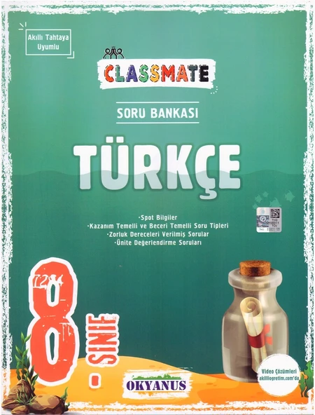 OKYANUS 8.SINIF CLASSMATE TÜRKÇE SORU