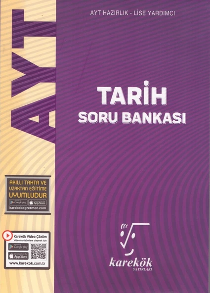 KAREKÖK AYT TARİH SORU BANKASI ürün görseli