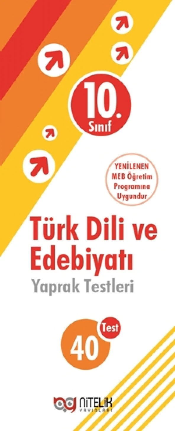 NİTELİK 10.SINIF TÜRK DİLİ VE EDEBİYATI YAPRAK TEST