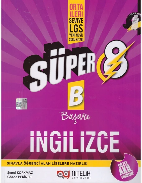 NİTELİK 8.SINIF YENİ NESİL SÜPER İNGİLİZCE SORU BANKASI ürün görseli 1