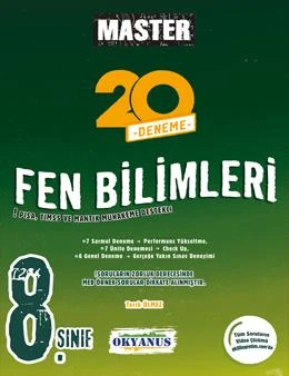 OKYANUS 8.SINIF MASTER FEN BİLİMLERİ 20 DENEME