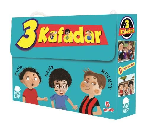 MAVİ KİRPİ 3 KAFADAR SET ( 5 KİTAP )