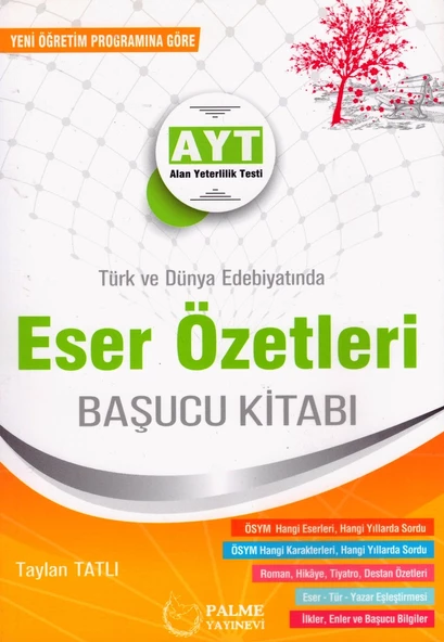 PALME AYT ESER ÖZETLERİ BAŞUCU KİTABI