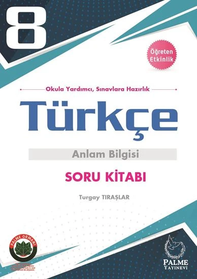 PALME 8.SINIF TÜRKÇE ANLAM BİLGİSİ SORU BANKASI