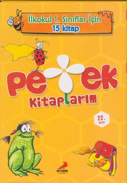 ERDEM PETEK KİTAPLARIM-1.SINIF ( 15 KİTAP )