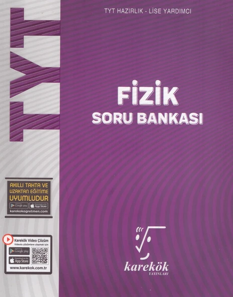 KAREKÖK TYT FİZİK SORU BANKASI ürün görseli